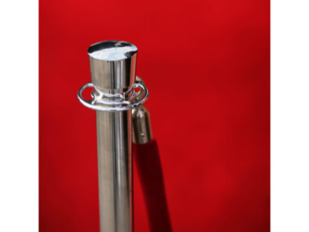 Securit Corde pour poteau d'accueil CLASSIC, rouge / argent
