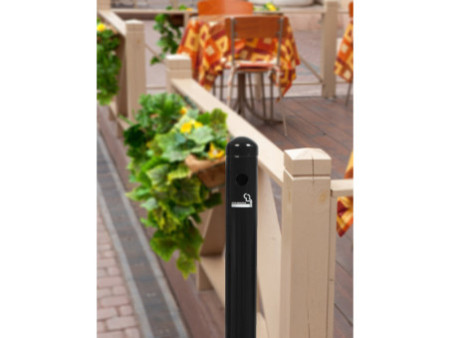 Securit Système cendrier au sol SMOKER POLE - poteau, noir