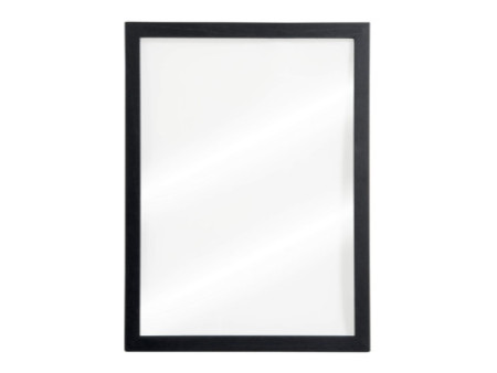 Securit Ardoise murale WOODY, en verre, cadre bois, noir