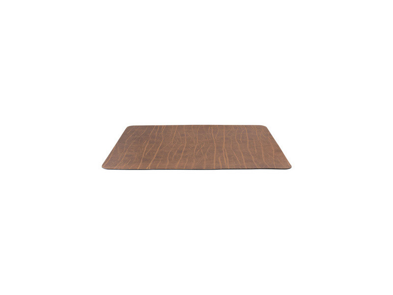 Securit Set de table 'RUGA', en cuir véritable, marron