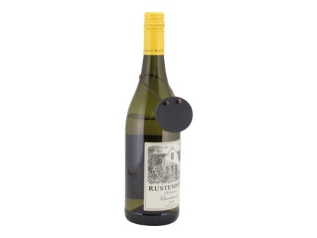 Securit Etiquette de col de bouteille 'Bottle Tag', noir