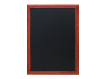 Securit Ardoise murale UNIVERSAL, avec cadre en bois, acajou