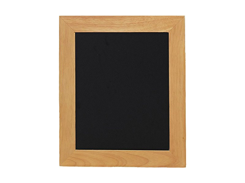 Securit Ardoise murale UNIVERSAL, avec cadre en bois, teck