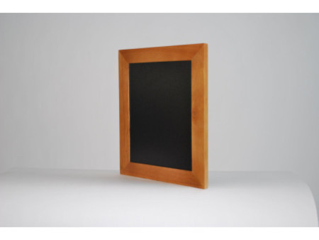 Securit Ardoise murale UNIVERSAL, avec cadre en bois, teck