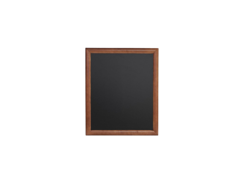Securit Ardoise murale UNIVERSAL, avec cadre en bois, marron