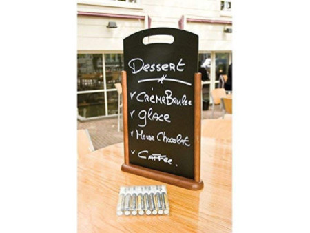 Securit Ardoise de table HANDLE, grand, brun foncé