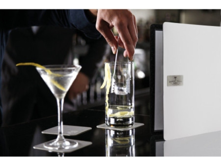 Securit Protège-menus RAW, A4, cuir véritable, blanc