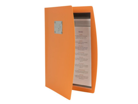 Securit Protège-menus RIO COUVERTS, A4, orange