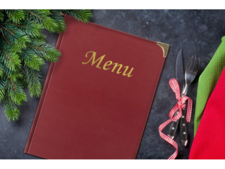 Securit Protège-menus BASIC dans une boîte de 10, bordeaux