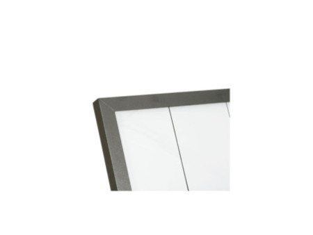 Securit Vitrine d'affichage LED COATED STEEL, 3 x A4