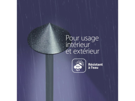 Securit Lampe de table à LED sans fil ANGELINA, noir
