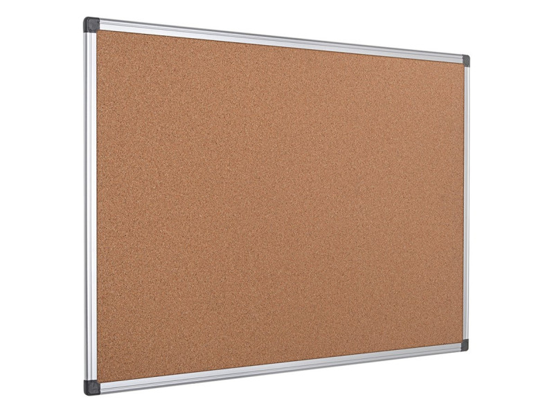 Bi-Office Tableau en liège 'Maya', 1.800 x 900 mm, cadre alu
