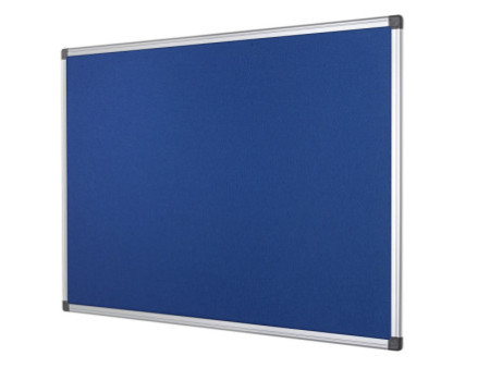 Bi-Office Tableau en feutre 'Maya', 1.800 x 1.200 mm, bleu