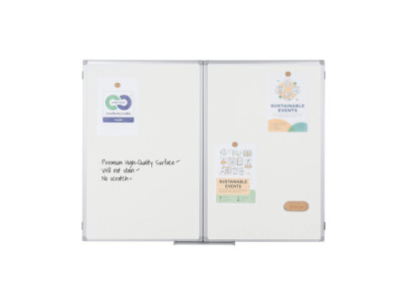 Bi-Office Tableau rabattable Trio 'Earth', 2 volets