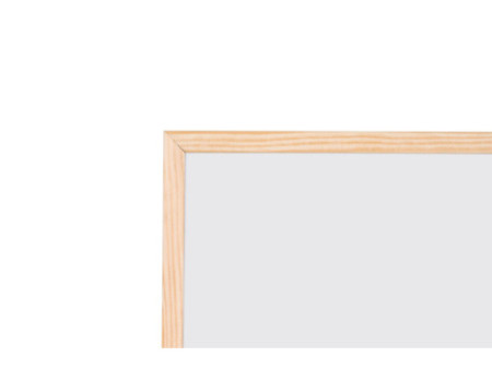 Bi-Office Tableau mixte, cadre en bois, (L)400 x (H)300 mm