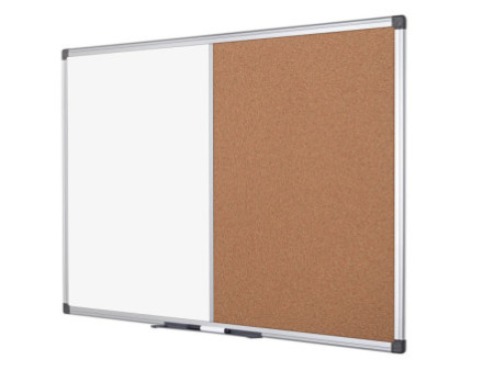 Bi-Office Tableau mixte, tableau blanc/liège, 1.500x1.200 mm