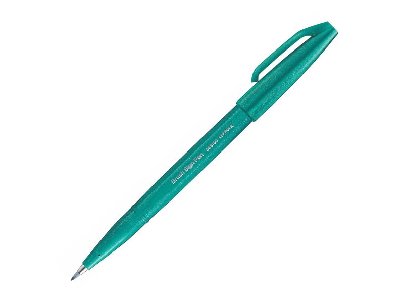 PentelArts Stylo feutre Brush Sign Pen SES 15, turquoise