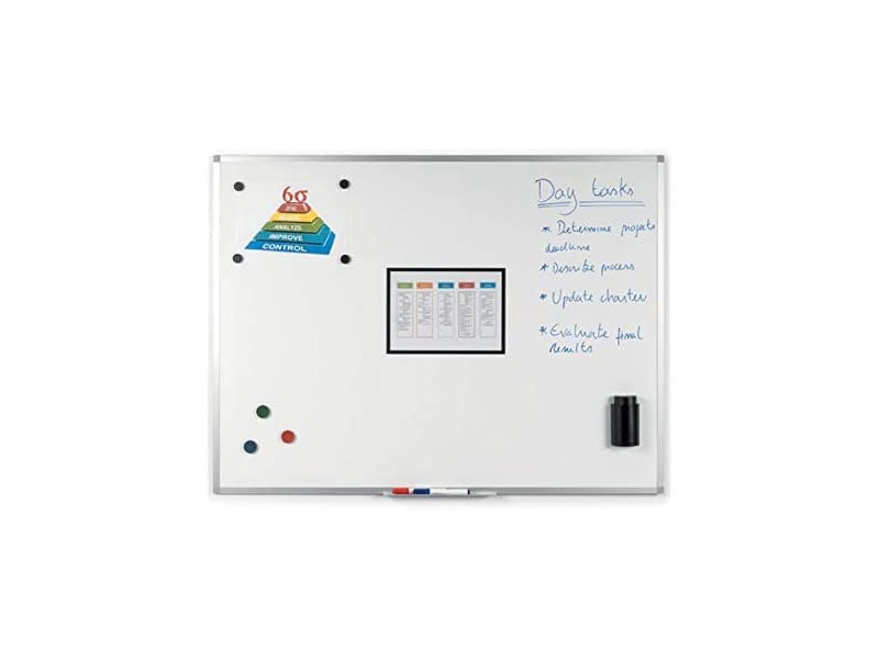 Bi-Office Tableau blanc AYDA, laqué, 900 x 600 mm