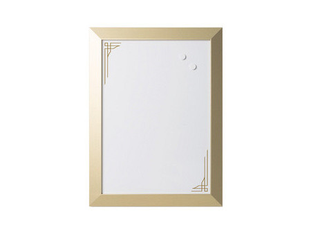 Bi-Office Tableau blanc design Kamashi, 600 x 450 mm, or