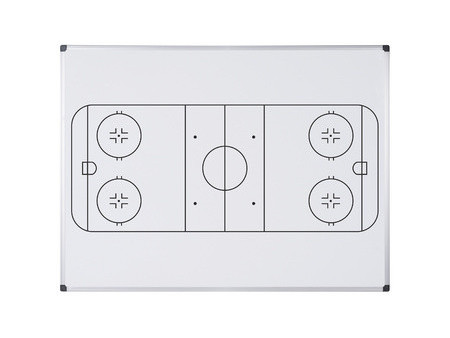 Bi-Office Tableau blanc mural terrain de handball, 600x450mm
