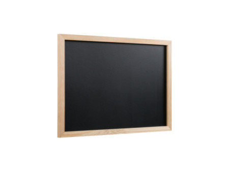 Bi-Office Tableau noir, avec cadre, pin, 600 x 400 mm