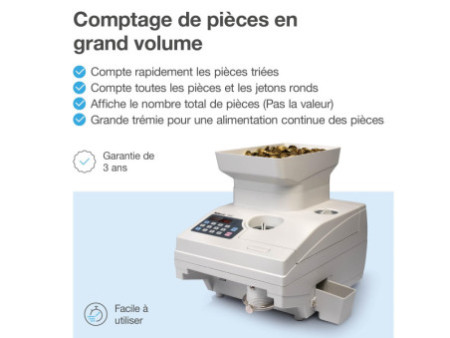 Safescan Compteuse de pièces High-Speed 'Safescan 1550, gris