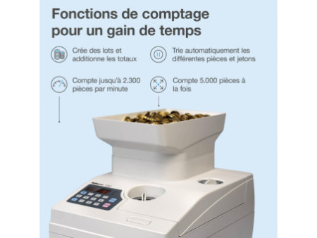 Safescan Compteuse de pièces High-Speed 'Safescan 1550, gris