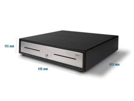 Safescan Tiroir caisse 'HD-4141S Heavy Duty', noir/ argent
