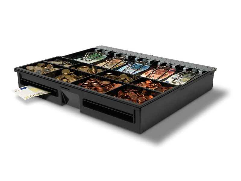 Safescan Garniture pour tiroir caisse '4646T', noir