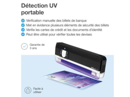 Safescan Détecteur de faux billets 'Safescan 40H', noir