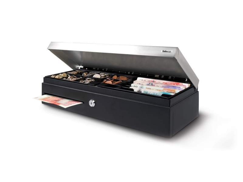 Safescan Tiroir Caisse 'SD-4617S Standard Duty', noir/argent
