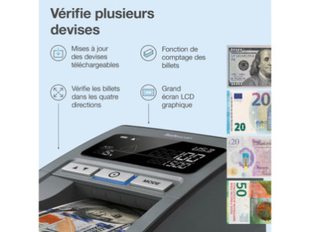 Safescan Détecteur de faux billets 'Safescan 185-S', noir