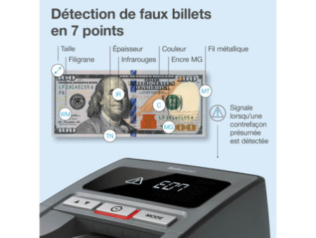 Safescan Détecteur de faux billets 'Safescan 185-S', noir