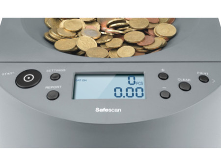 Safescan Compteuse de pièces euro'Safescan 1450', gris foncé