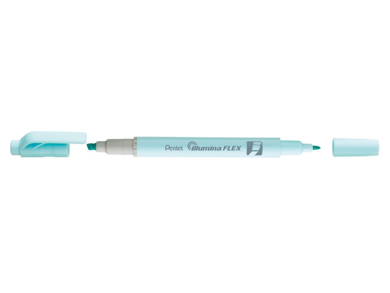 Pentel Surligneur Illumina Flex Pastel, bleu clair pastel
