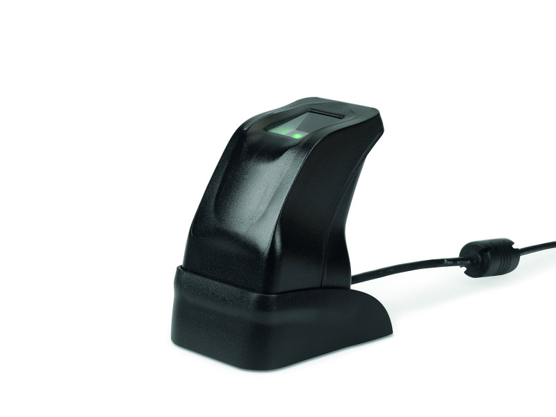 TimeMoto Lecteur d'empreintes digitales USB FP-150, noir