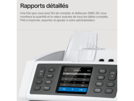 Safescan Compteuse de billets 'Safescan 2985-SX', gris