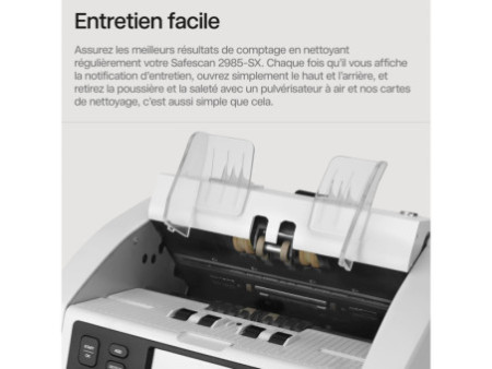 Safescan Compteuse de billets 'Safescan 2985-SX', gris
