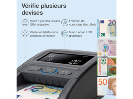 Safescan Détecteur de faux billets 'Safescan 155-S G2', noir