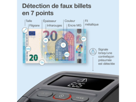 Safescan Détecteur de faux billets 'Safescan 155-S G2', noir