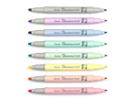 Pentel Surligneur Illumina Flex Pastel, violet pastel