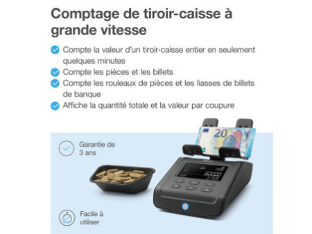 Safescan Balance-compteuse 'Safescan 6165 G3', noir