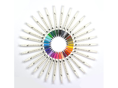 PentelArts Feutre pinceau BrushSignPen Twin, set de 30
