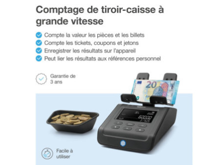 Safescan Balance-compteuse 'Safescan 6175', noir