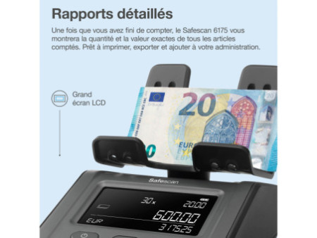 Safescan Balance-compteuse 'Safescan 6175', noir