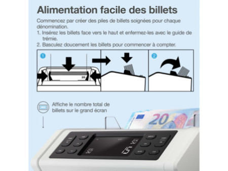 Safescan Compteuse de billets 'Safescan 2210 G2', gris