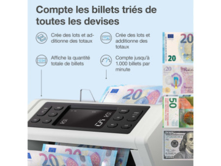 Safescan Compteuse de billets 'Safescan 2250 G2', gris