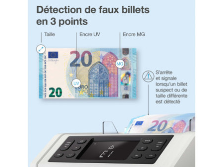 Safescan Compteuse de billets 'Safescan 2250 G2', gris