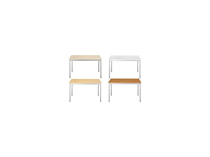 SODEMATUB Table universelle 148RHA, 1400 x 800, hêtre/alu