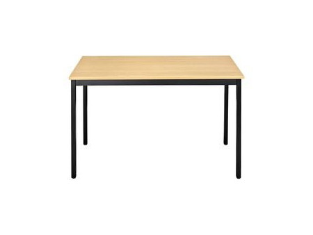 SODEMATUB Table universelle 148RHN, 1400 x 800, hêtre/noir